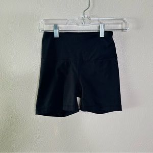 Yogalicious Lux Black Biker Compression Shorts Size XSMALL